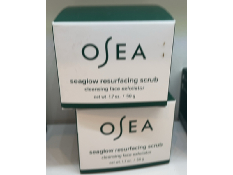 Osea Seaglow Resurfacing Scrub Cleansing Face Exfoliator, 1.7 oz/50 g
