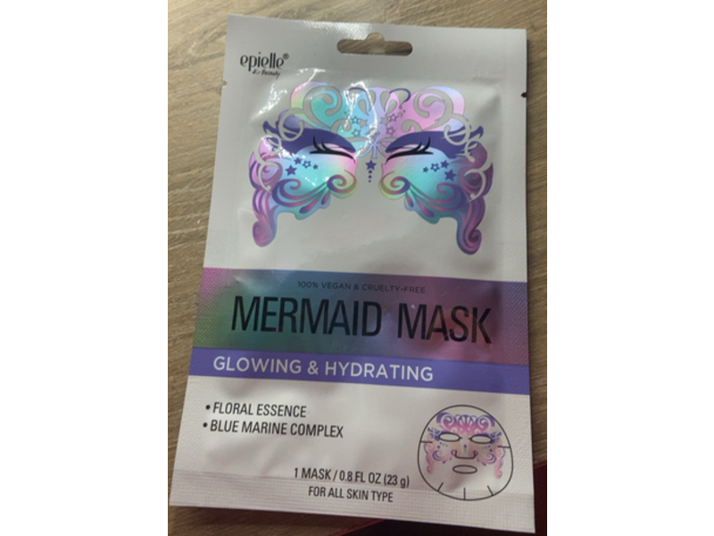 Epielle Mermaid Mask, Glowing & Hydrating, 0.8 fl oz/23 g, Pack Of 6