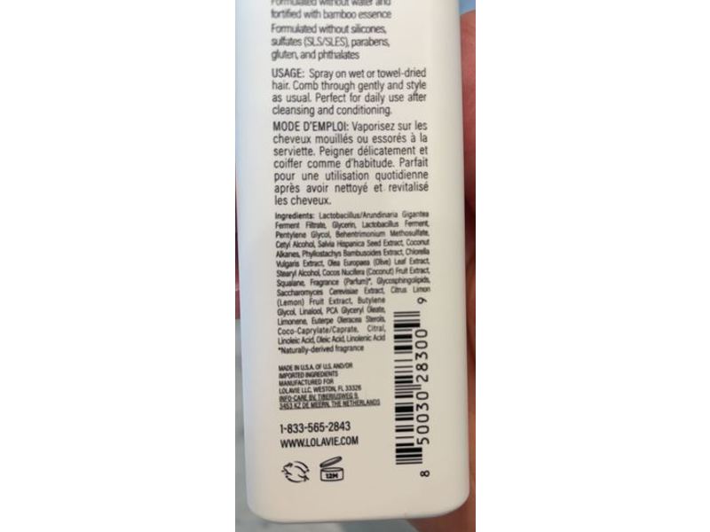 Lolavie Glossing Detangler, 5 fl oz/150 mL