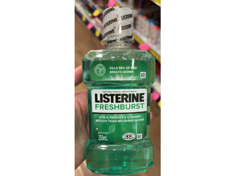Listerine Mouthwash, Fresh Burst, 8.5 fl oz/250 mL