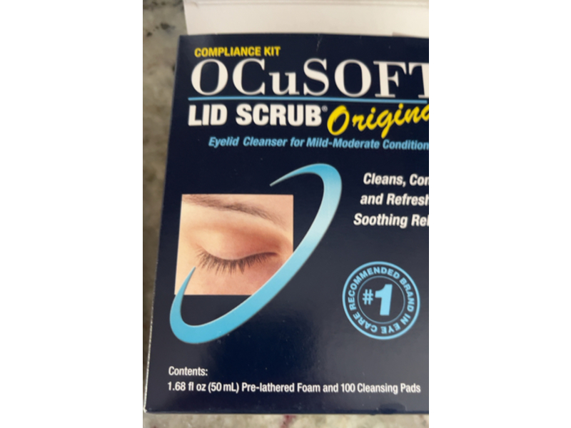 Ocusoft Original Foaming Lid Scrub, 1.68 fl oz/50 mL