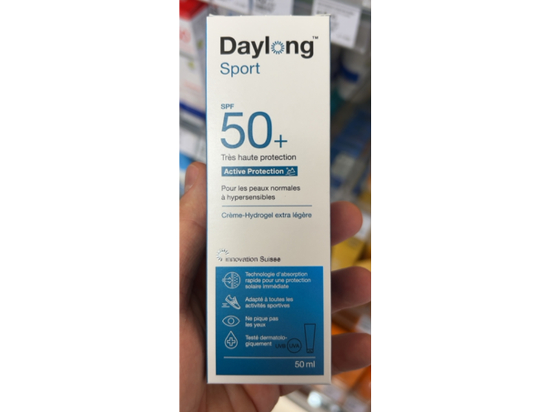 Daylong Active Protection Sport Hydrogel Cream, SPF 50+, 50 mL
