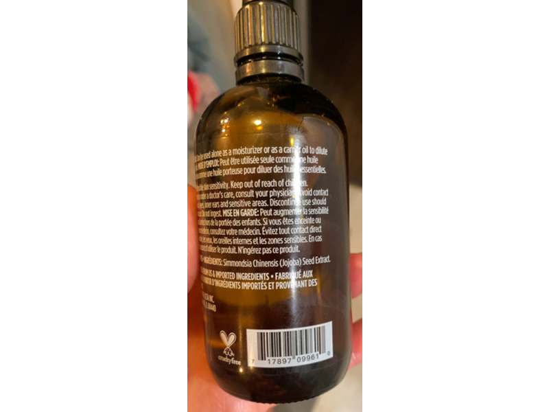 Ulta Beauty Jojoba Carrier Oil, 4 fl oz/120 mL
