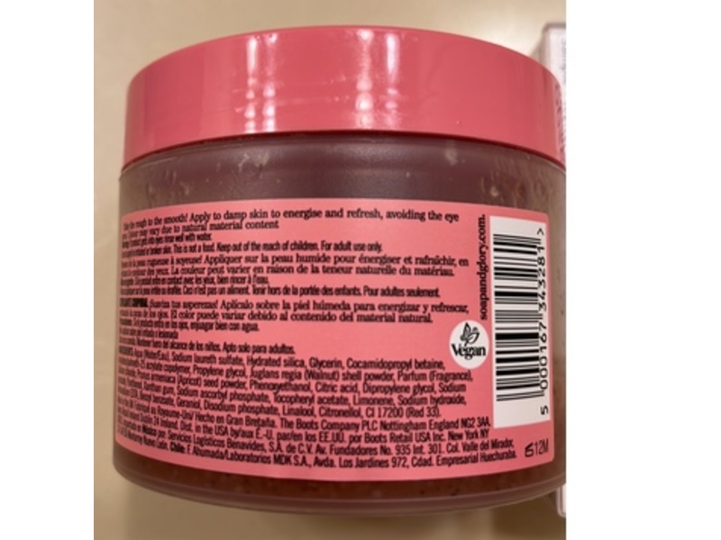 Soap & Glory Simply The Boost Exfoliating Body Scrub, Grapefruit & Rhubarb, 300 mL