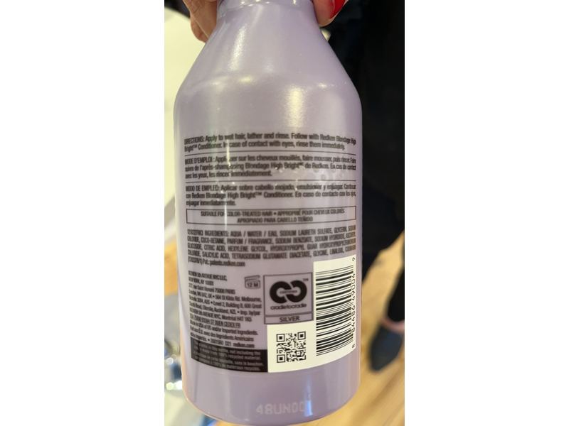 Redken Blondage High Bright Shampoo, 10.1 fl oz/300 mL