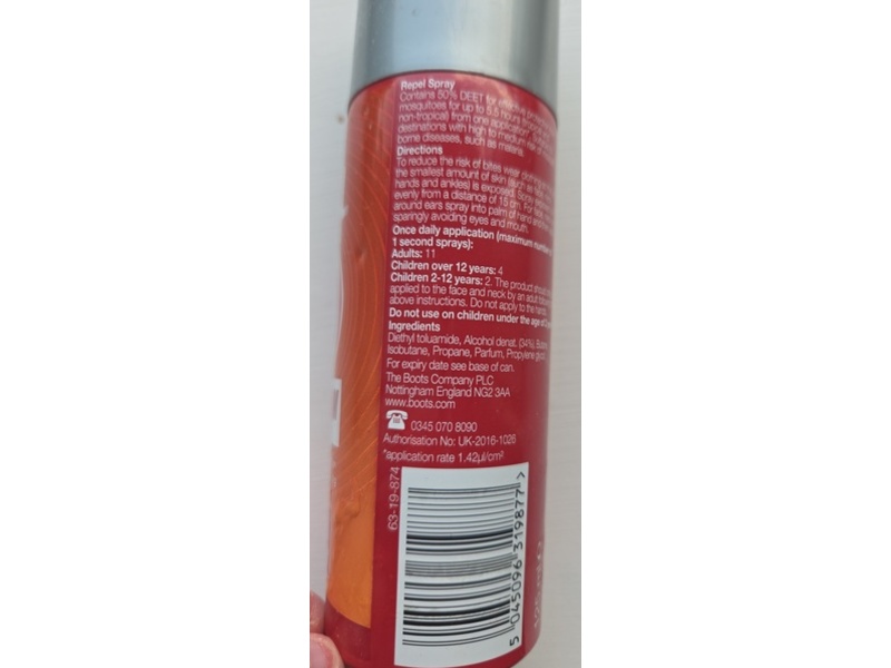 Boots Repel Maximum, 125 mL