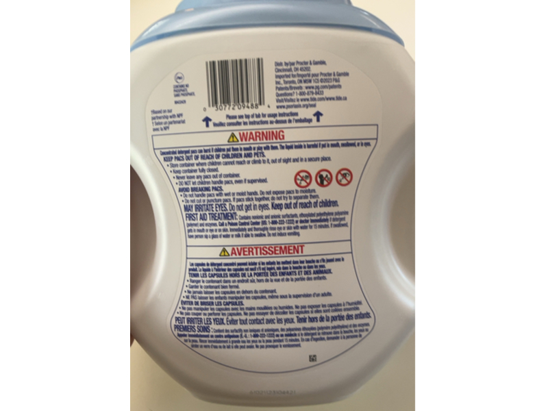 Tide Free & Gentle Laundry Detergent Pods, 63 oz/1.81 Kg, 76 Count