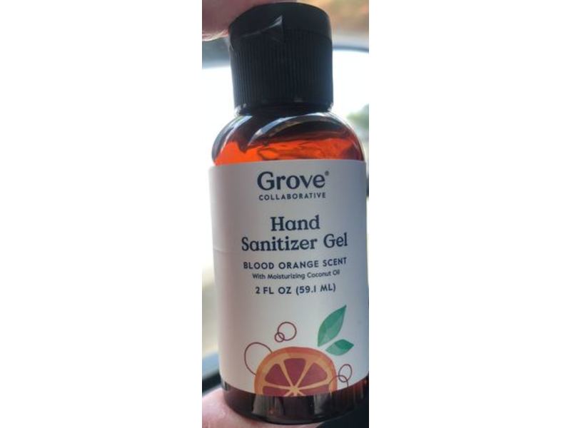Grove Collaborative Hand Sanitizer Gel, Blood Orange Scent, 2 fl oz/59.1 mL
