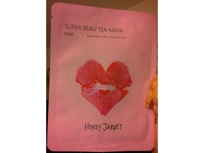 Honey Jarret Super Beau'tea Mask, Rose, 0.84 fl oz/25 mL, 1 Count