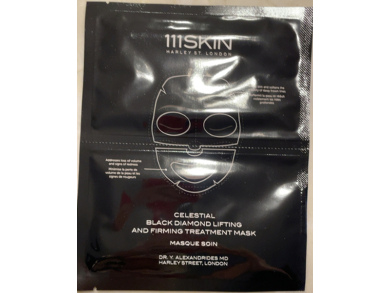 111SKIN Celestial Black Diamond Lifting & Firming Treatment Mask, 1.04 fl oz/31 mL