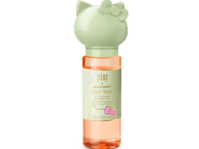 Pixi + Hello Kitty Glow Tonic Exfoliating Toner, Glycolic Acid, 4.2 fl oz/125 mL