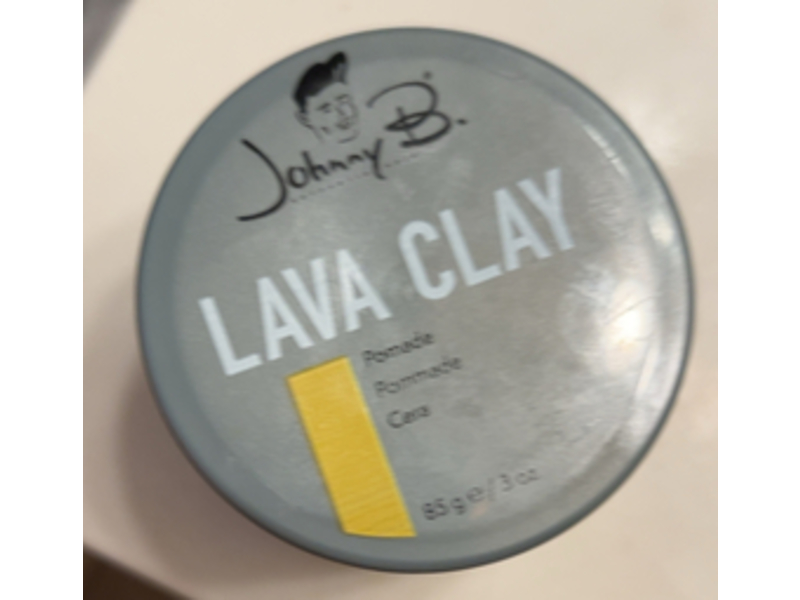 Johnny B Lava Clay Pomade, 3 oz/85 g