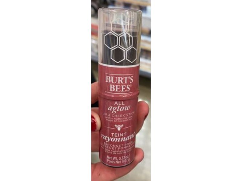 Burt’s Bees All Aglow Lip & Cheek Stick, Peony Pool 1251, 0.32 oz / 9.07 g