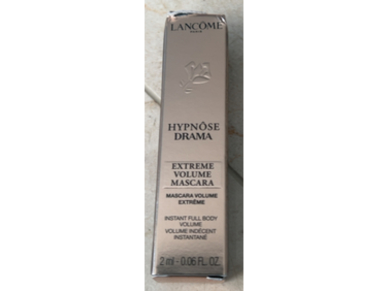 Lancome Hypnose Drama Extreme Volume Mascara, 01 Excessive Black, 0.06 fl oz/2 mL