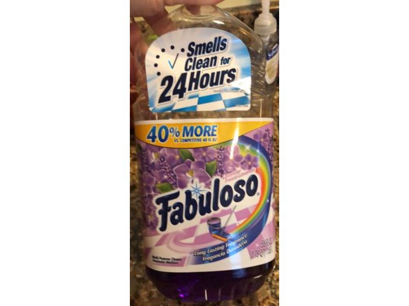 Fabuloso Multi-Purpose Cleaner, Lavender, 56 fl oz/1.65 L