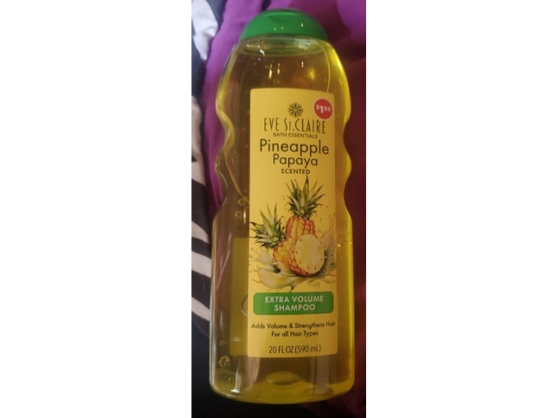 Eve St. Claire Extra Volume Shampoo, Pineapple Papaya, 20 fl oz/590 mL