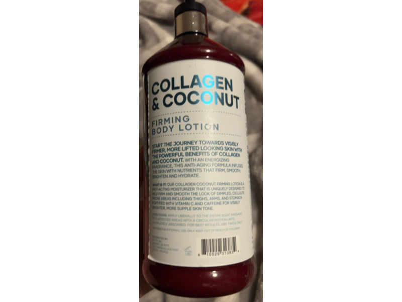 Smith & Mc Cloud Firming Body Lotion, Collagen & Coconut, 32 fl oz/960 mL