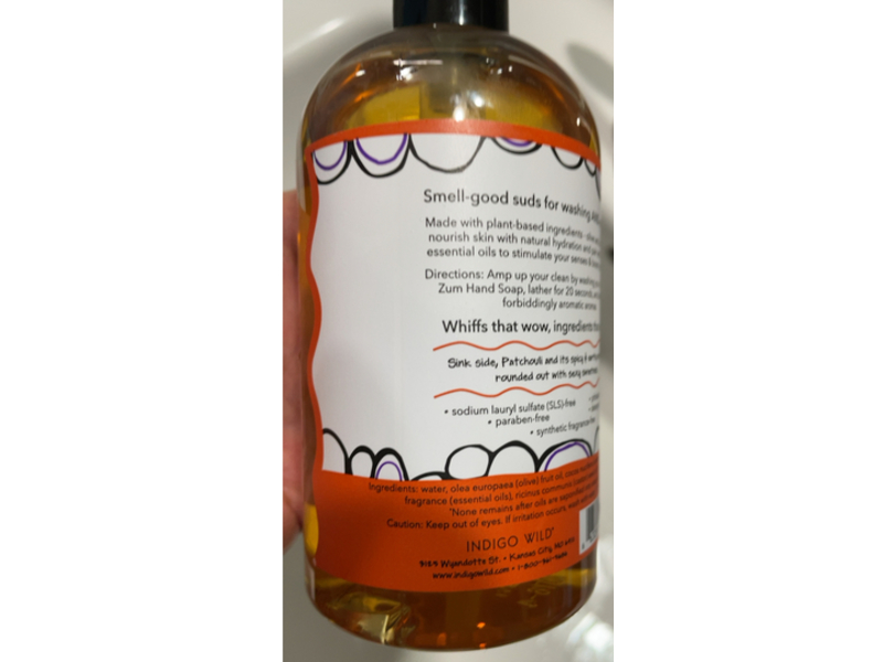 Zum Hand Soap, Patchouli, 12 fl oz/354 mL
