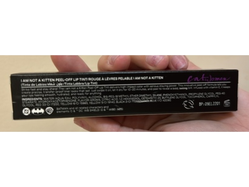 Sheglam Catwoman I Am Not A Kitten Peel-Off Lip Tint, High Stakes, 0.09 fl oz/2.8 mL