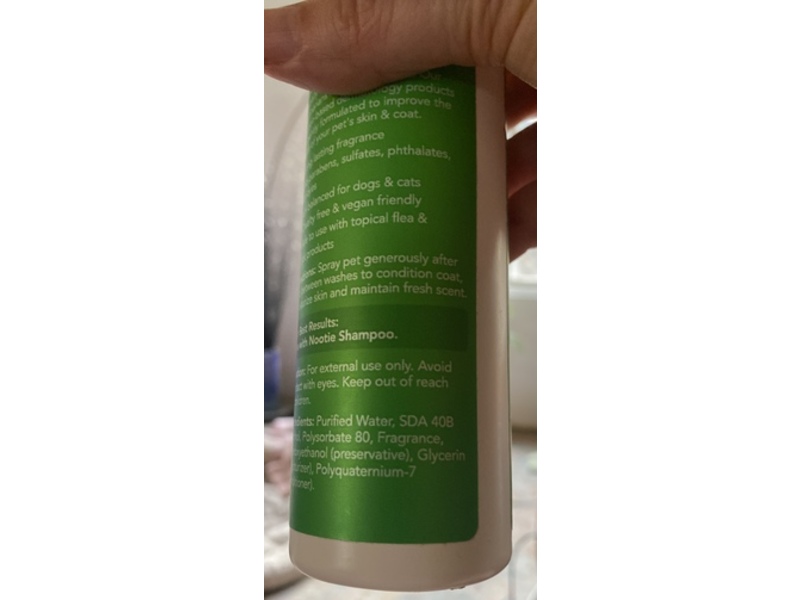 Nootie Daily Spritz Skin & Coat Solutions, Coconut Lime Verbena, 8 fl oz/236 mL