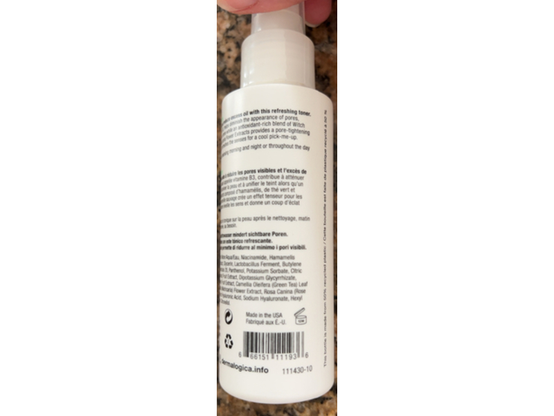 Dermalogica Micro-Pore Mist, Minimizing + Toner, 4 fl oz/118 mL