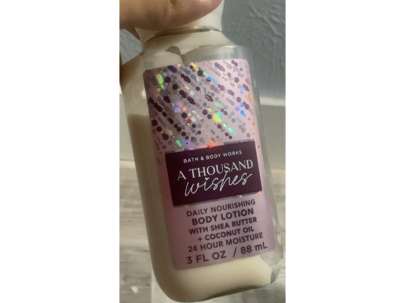 Bath & Body Works Body Lotion, A Thousand Wishes, 3 fl oz/88 mL