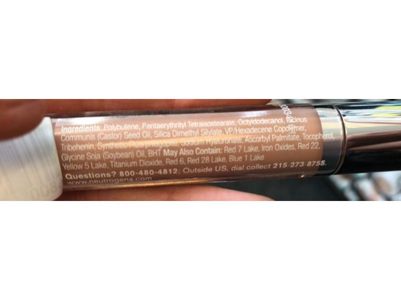 Neutrogena Hydro Boost Hydrating Lip Shine, True Nude 15, 0.10 oz