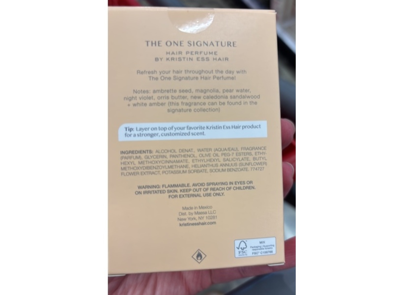 Kristin Ess Hair The One Signature Hair Perfume, Pear Water + Sandal Wood, 2.5 fl oz/74 mL