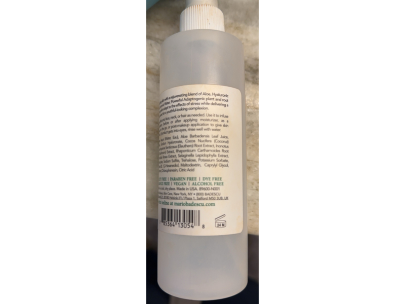 Mario Badescu Facial Spray, Aloe + Adaptogens & Coconut Water, 8 fl oz/236 mL