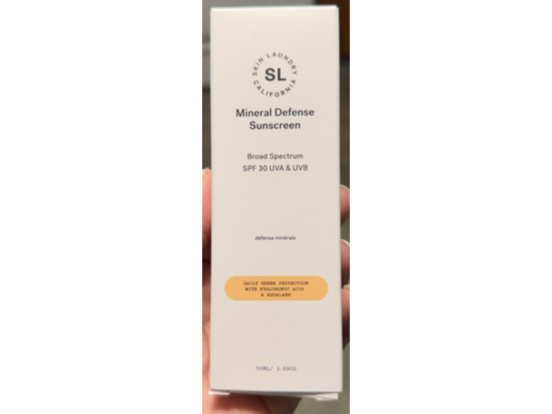 Skin Laundry Mineral Defense Sunscreen, Hyaluronic Acid & Squalane, SPF 30, 1.69 fl oz/50 mL