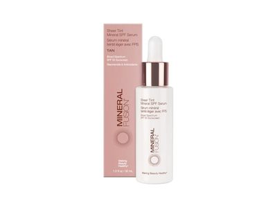 Mineral Fusion Sheer Tint Mineral Serum, SPF 50, Tan, 1 fl oz/30 mL