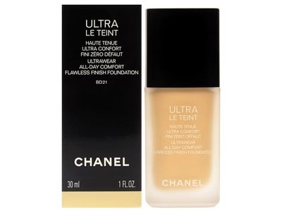 Chanel Ultrawear All Day Comfort Flawless Finish Foundation, BD21, 1 fl oz/30 mL