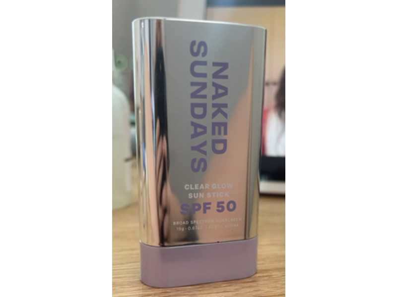 Naked Sundays Clear Glow Sun Stick, SPF 50, 0.67 oz/19 g