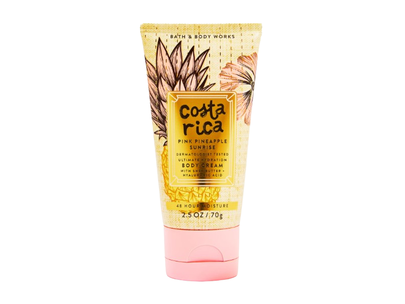 Bath & Body Works Costa Rica Body Cream, Pink Pineapple, 2,5 oz/70 g