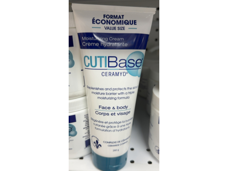 Cutibase Face & Body Moisturizing Cream, 260 g