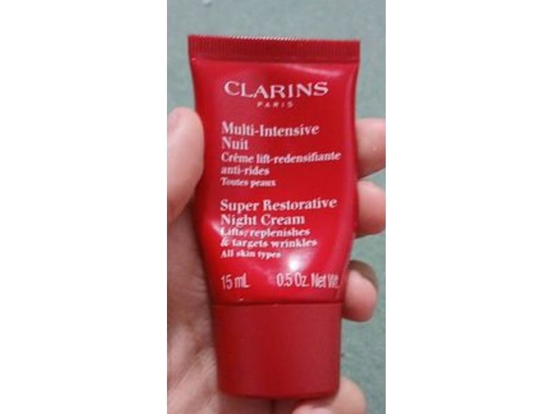 Clarins Paris Super Restorative Night Cream, 0.5 oz/15 mL