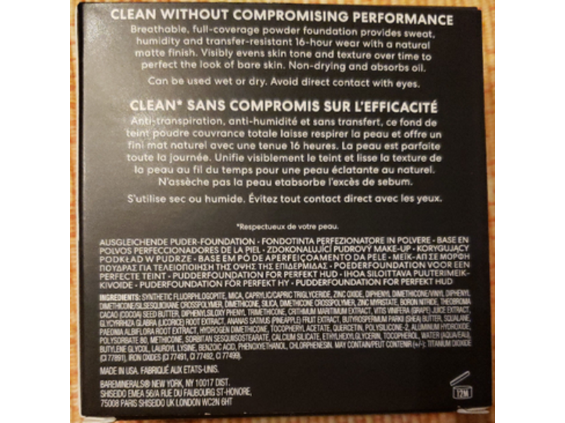 BareMinerals Barepro, 16Hr Skin-Perfecting Powder Foundation, Medium 30 Neutral, 0.28 oz/8 g