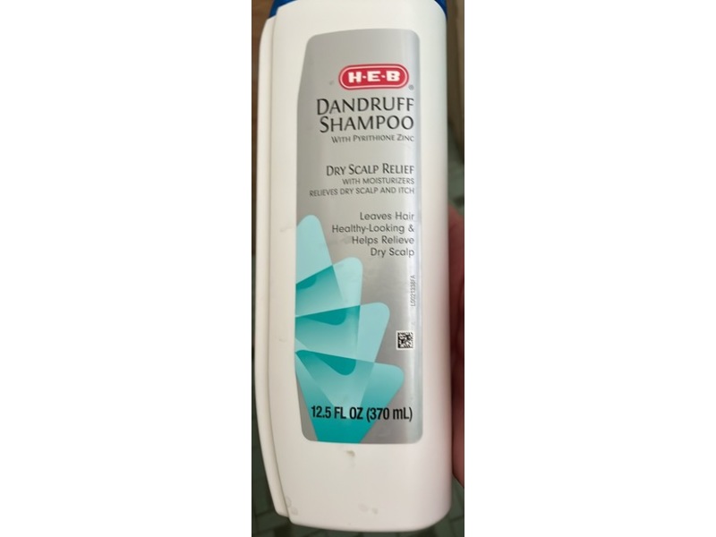 H-E-B Dandruff Shampoo, Pyrithione Zinc, 12.5 fl oz/370 mL