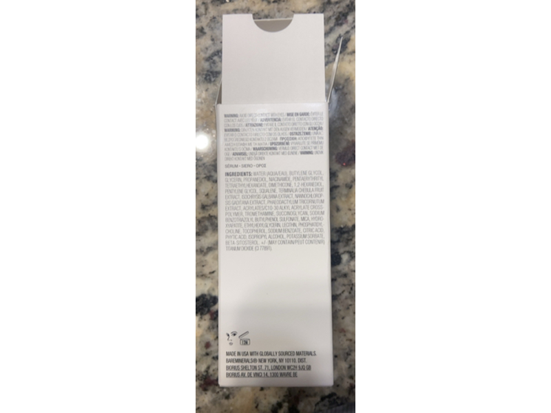 bareMinerals Skin Rescue Pure Smooth Serum, 5% Niacinamide + Chebula, 1 fl oz/30 mL