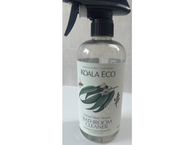 Koala Eco Multi-Purpose Bathroom Cleaner, Australian Eucalyptus Essential Oil, 16.9 fl oz/500 mL