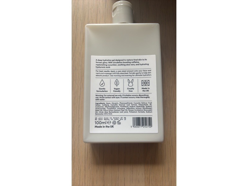 Gruum Elpa Reviving Facial Gel, 100 mL