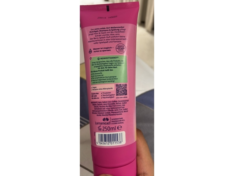 Cd Girl Wellenzauber 3 In 1 Shower Gel Shampoo & Conditioner, 250 mL