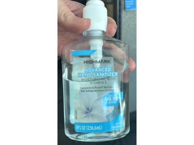 Highmark Advanced Hand Sanitizer, 8 fl oz/236.6 mL