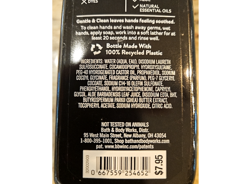 Bath & Body Works Gentle & Clean Foaming Hand Soap, Palo Santo & Sage, 8.75 fl oz/259 mL