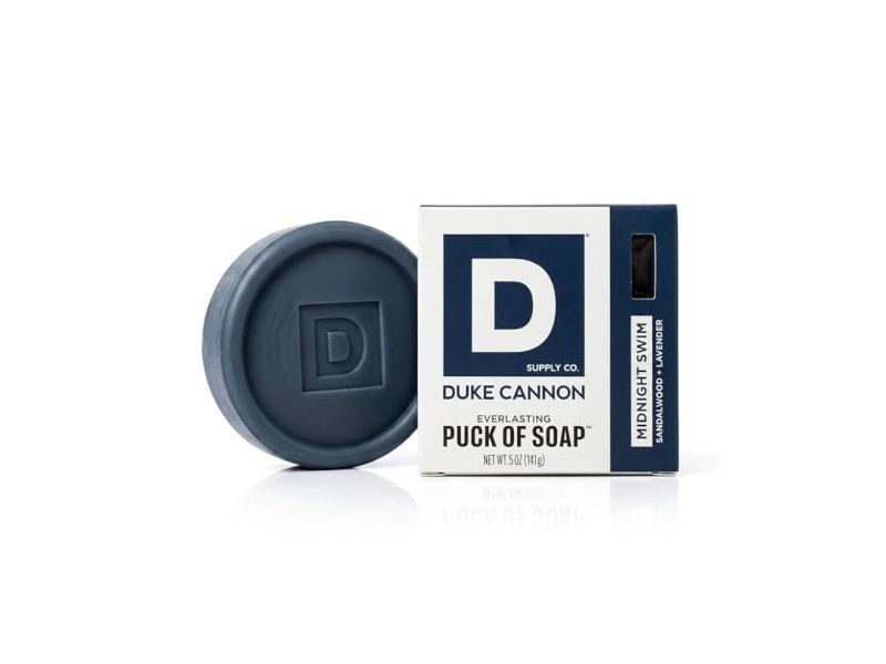 Duke Cannon Supply Co Puck Of Soap, Midnight Swim, 5 oz/141 g