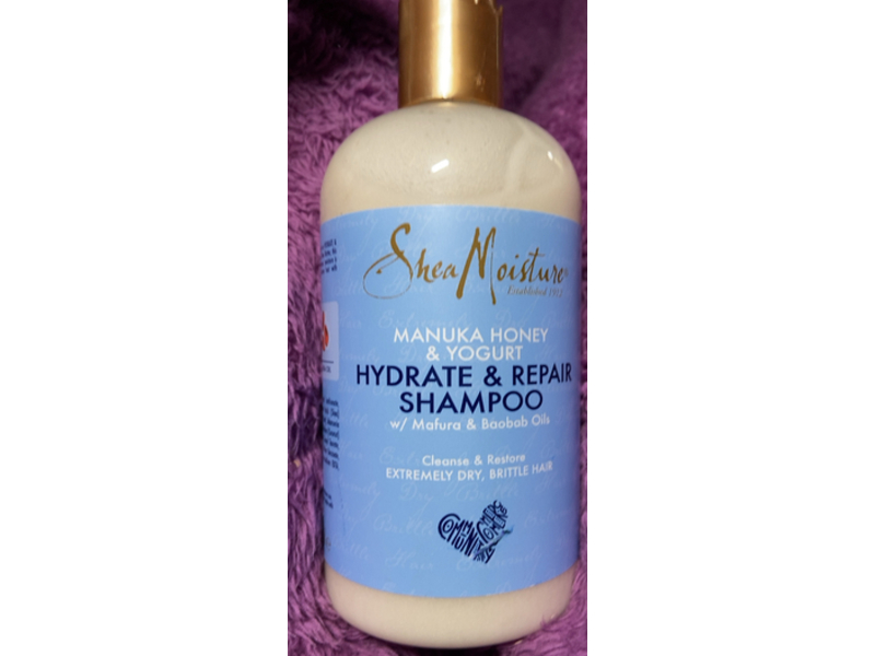 Shea Hydrate + Repair Shampoo, Manuka Honey & Yoghurt, 384 mL