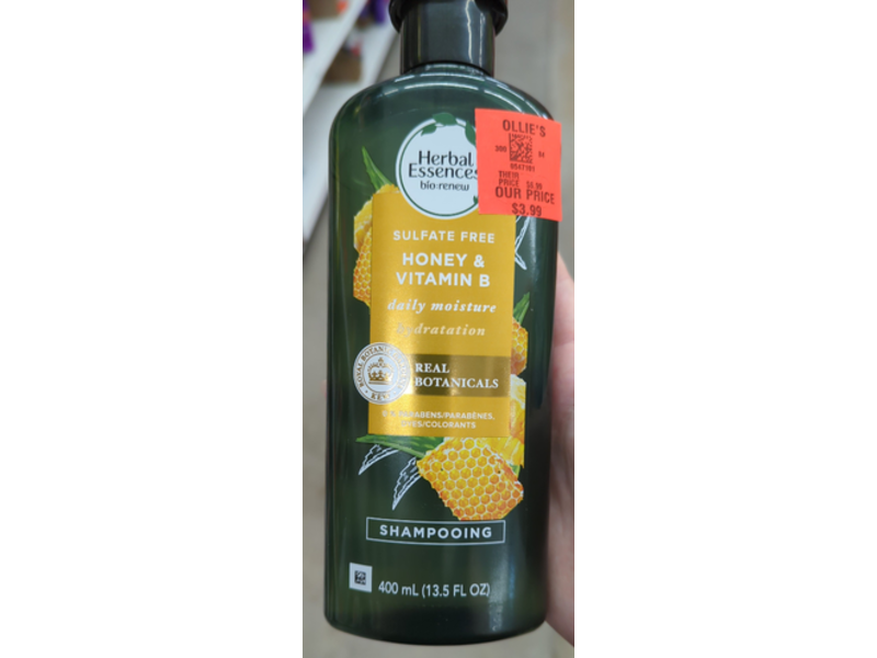 Herbal Essences Daily Moisture Shampoo, Honey & Vitamin B, 13.5 fl oz/400 mL