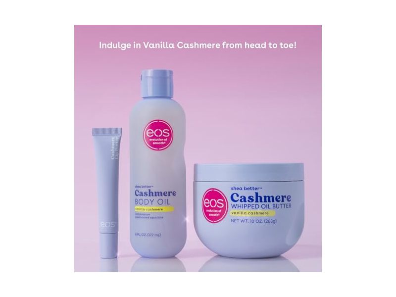 eos Shea Butter Cashmere Whipped Oil Butter, Vanilla Cashmere, 10 oz/283 g