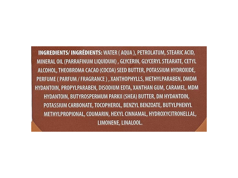 Vaseline Intensive Care Cocoa Glow Body Cream, Pure Cocoa Butter, 2.53 fl oz /75 mL