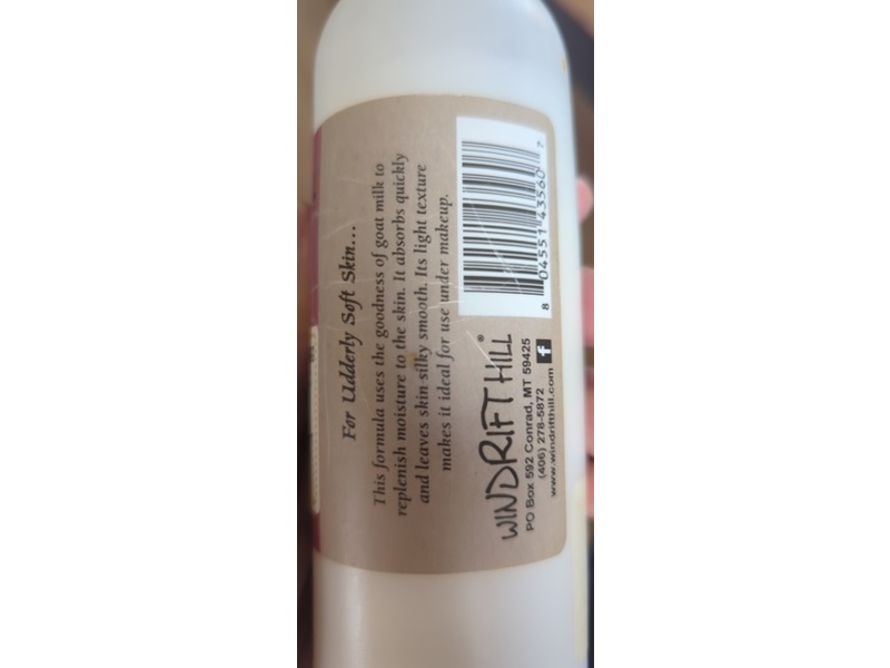 Windrift Hill Moisturizing Goat Milk Lotion, Flathead Cherry, 8 oz